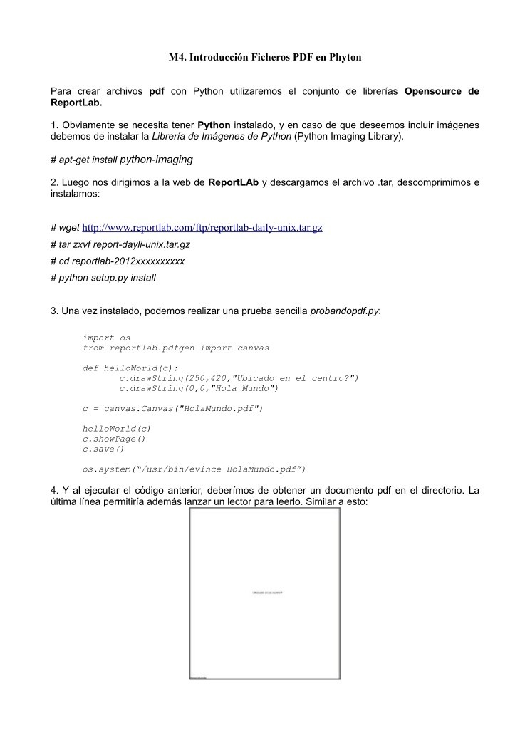 Imágen de pdf Introducción ficheros PDF en Python