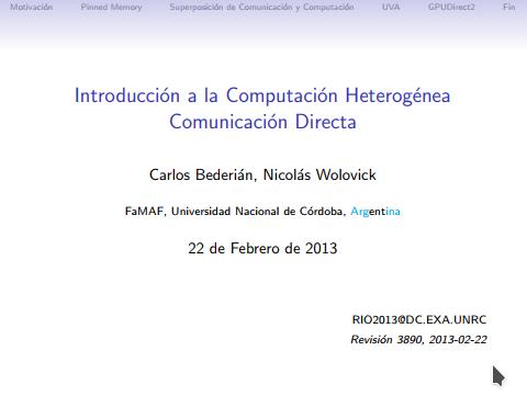 Imágen de pdf Introducción a la Computación Heterogénea - Comunicación Directa