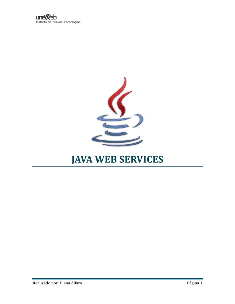PDF de programación - Java Web Services
