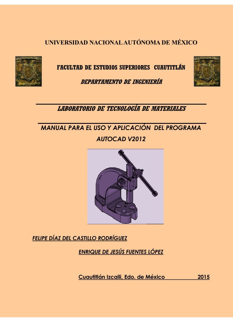 Imágen de pdf Manual básico Autocad 2012