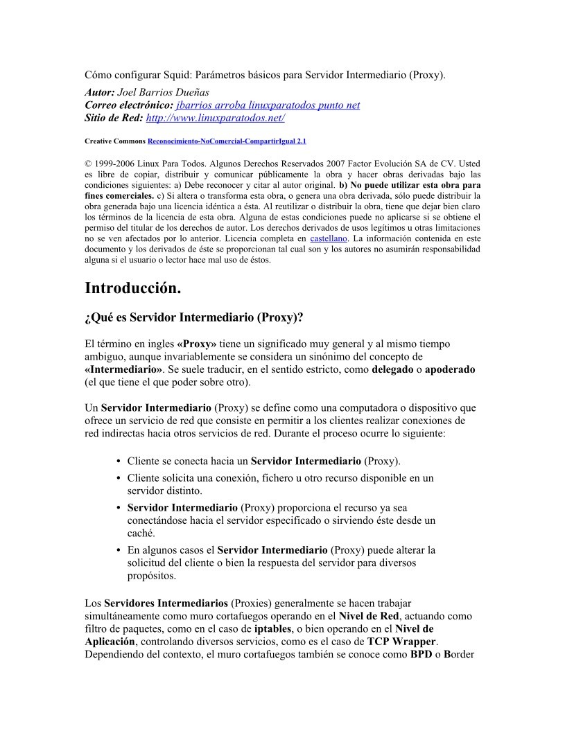 Imágen de pdf Cómo configurar Squid: Parámetros básicos para Servidor Intermediario (Proxy)