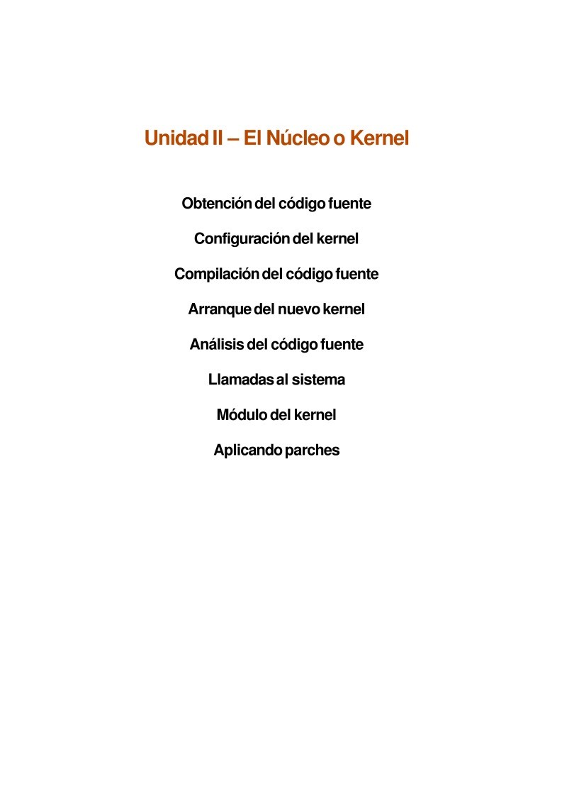 Imágen de pdf Unidad II – El Núcleo o Kernel