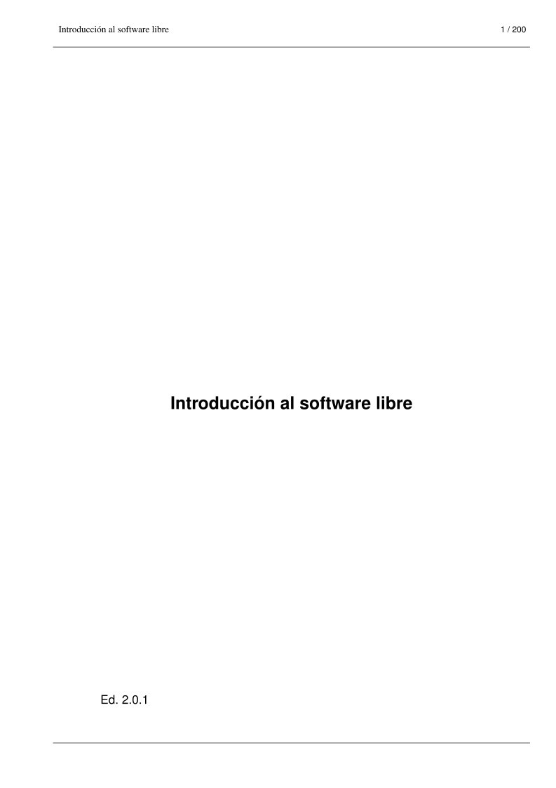 Imágen de pdf Introducción al Software Libre
