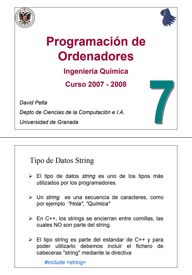 Imágen de pdf Tema 7 - Programación de Ordenadores