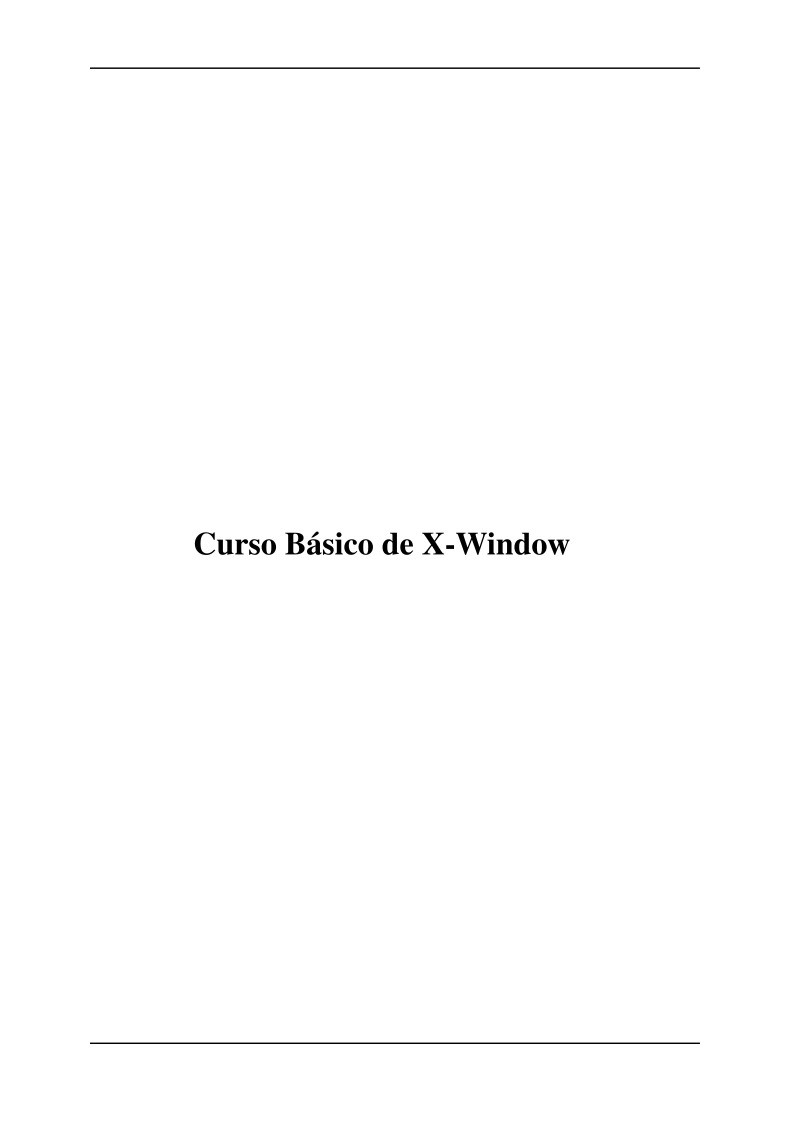 Imágen de pdf Curso básico de X-Window