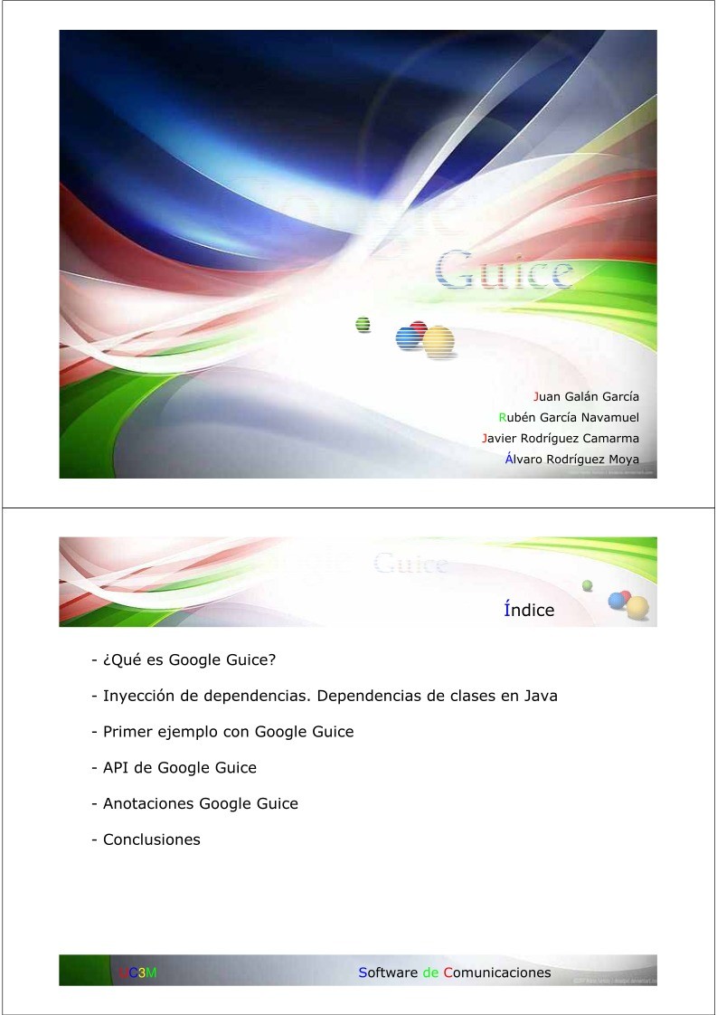 PDF de programación Google Guice