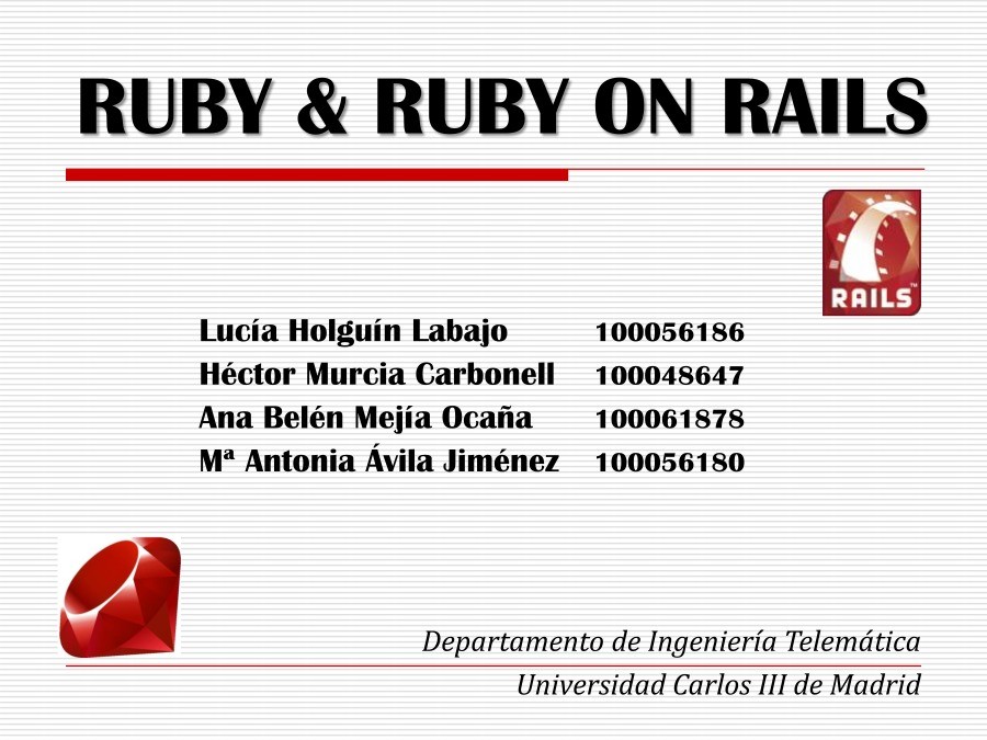 Imágen de pdf Ruby & Ruby on Rails