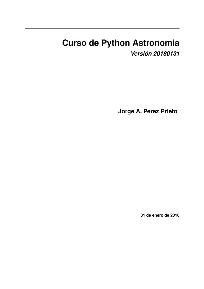 Imágen de pdf Curso de Python Astronomia