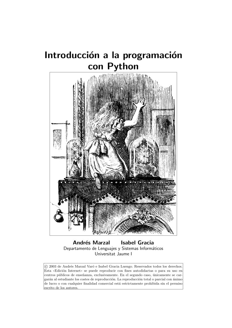 Imágen de pdf Introducción a la programación con Python