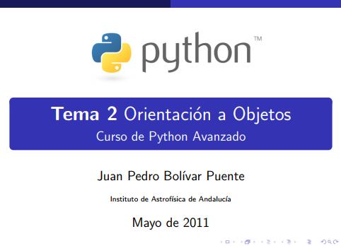 Imágen de pdf Tema 2 Orientación a Objetos - Curso de Python Avanzado