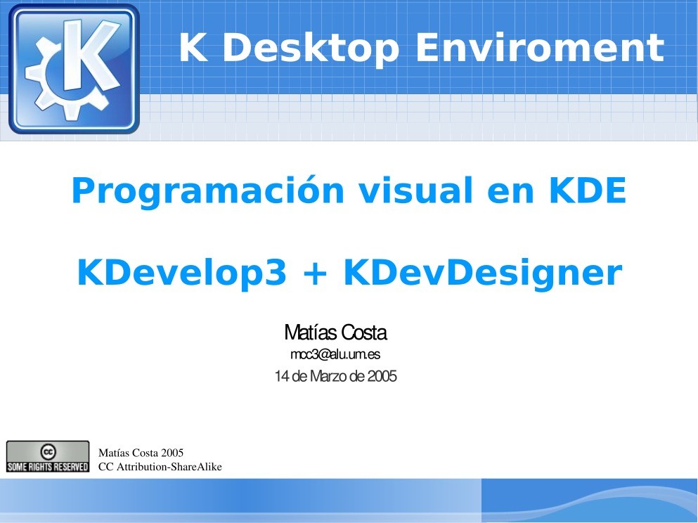 Imágen de pdf Programación visual en KDE KDevelop3 + KDevDesigner