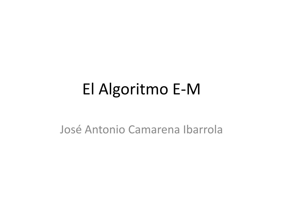 Imágen de pdf El Algoritmo Expectation-Maximization