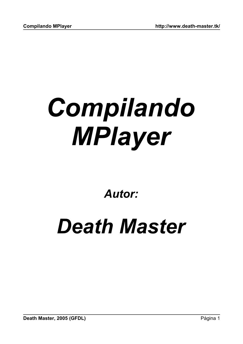 Imágen de pdf Compilando MPlayer