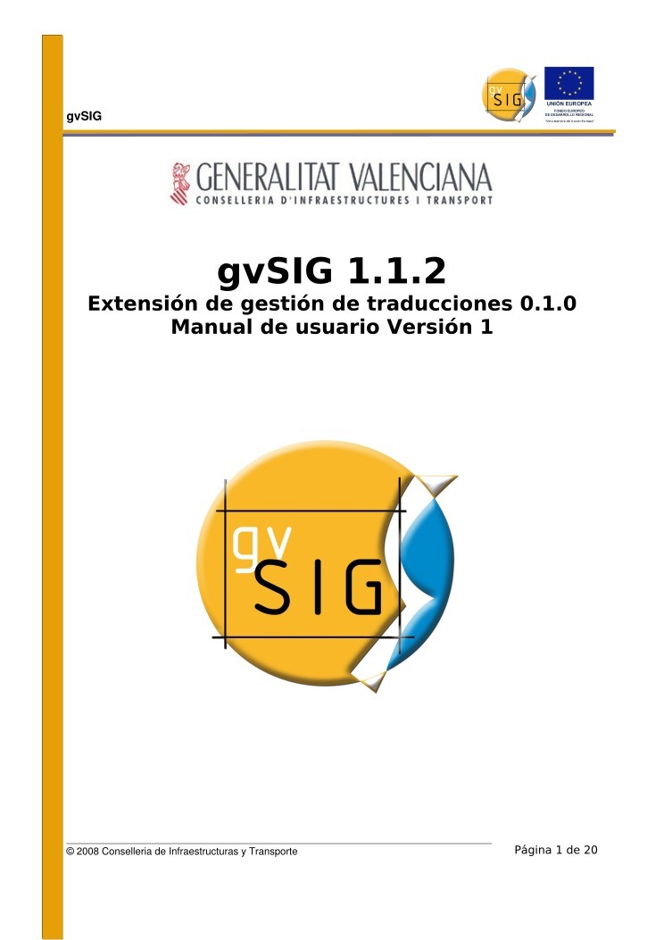 Imágen de pdf gvsig 1.1.2 Manual de usuario Versión 1