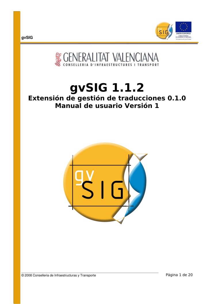 Imágen de pdf gvsig 1.1.2 Manual de usuario Versión 1