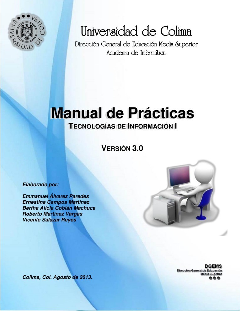 Imágen de pdf Manual de Prácticas - Tecnologías de la Información I