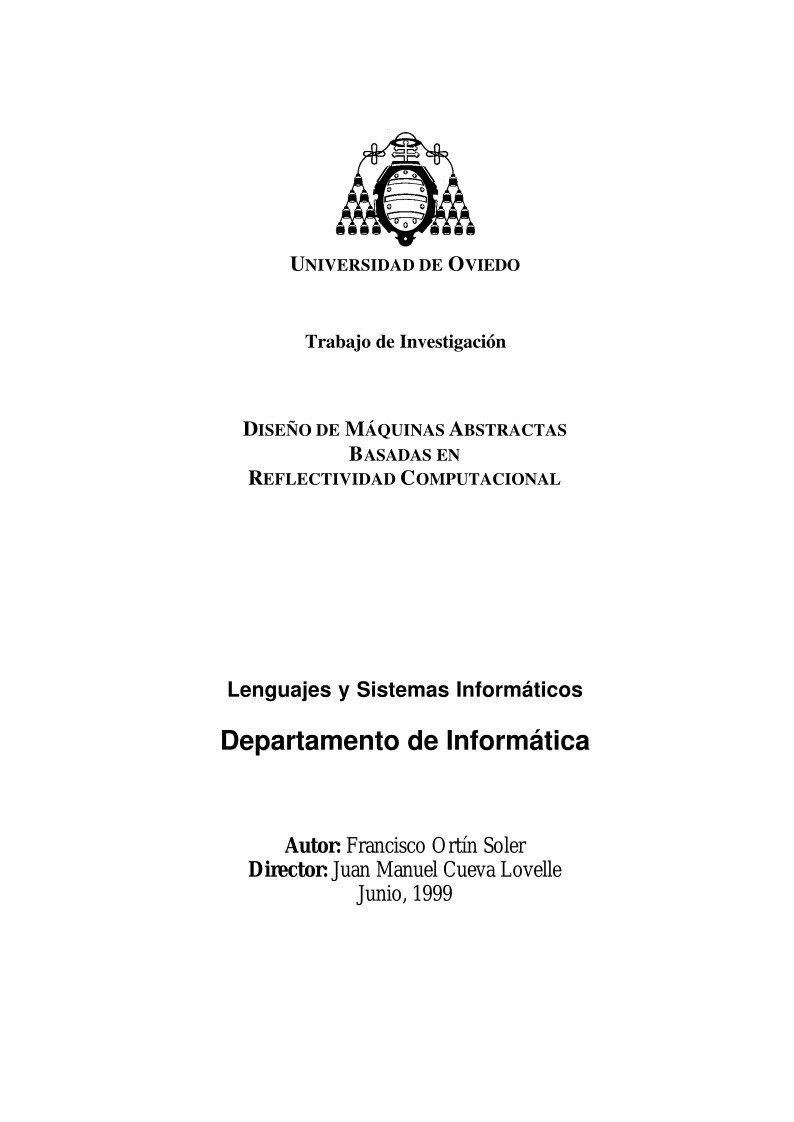 Imágen de pdf Diseño de máquinas abstractas basadas en reflectividad computacional