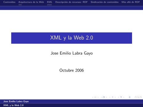 Imágen de pdf XML y la Web 2.0