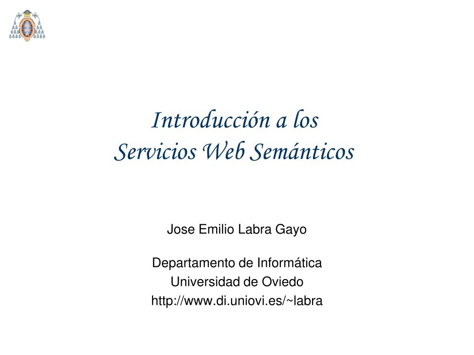 Imágen de pdf Introducción a los Servicios Web Semánticos - Tecnologías Web y XML