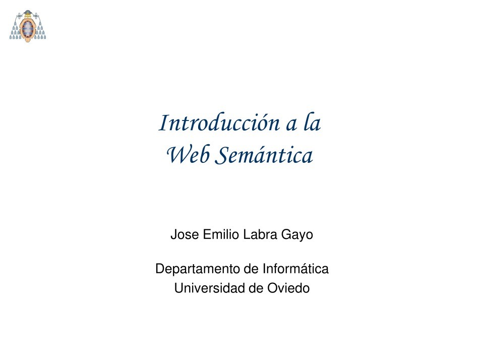 Imágen de pdf Introducción a la Web Semántica - Tecnologías Web y XML