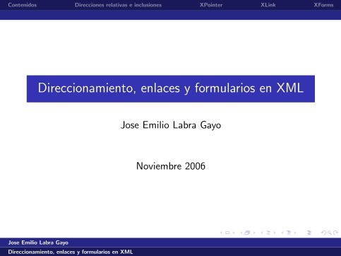 Imágen de pdf Direccionamiento, enlaces y formularios en XML