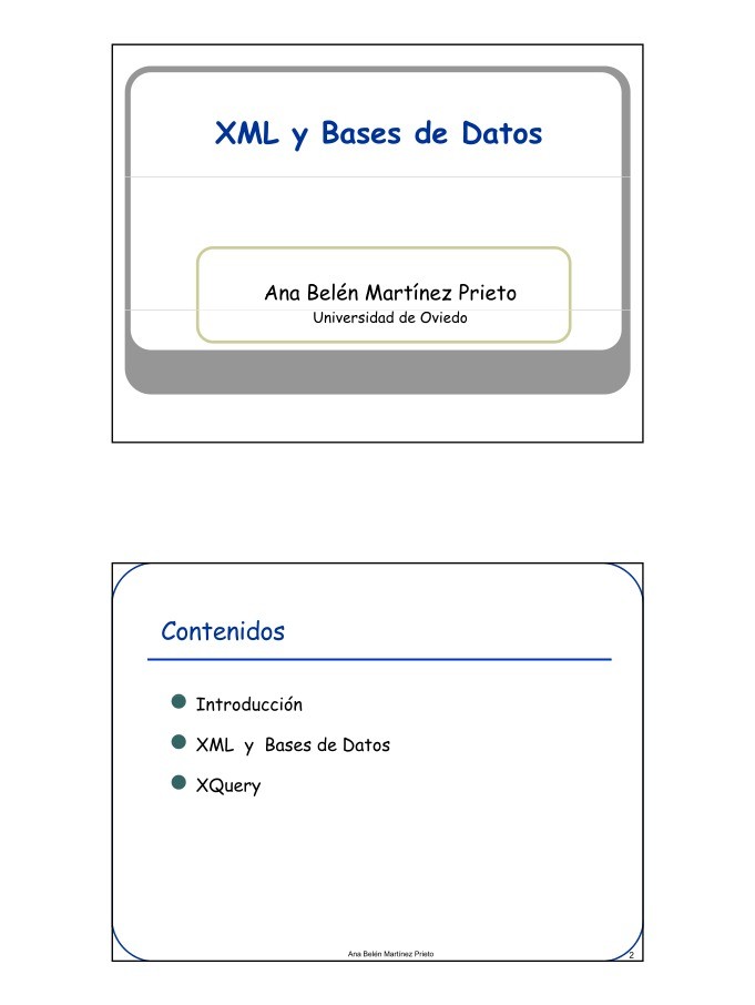 Imágen de pdf XML y Bases de Datos