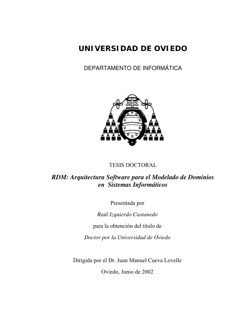 Imágen de pdf RDM: Arquitectura Software para el Modelado de Dominios en Sistemas Informáticos