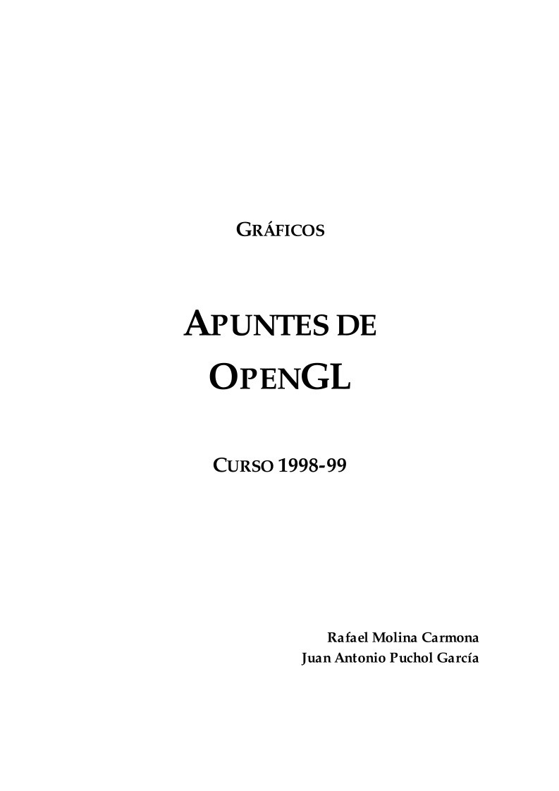 Imágen de pdf Apuntes de OpenGL