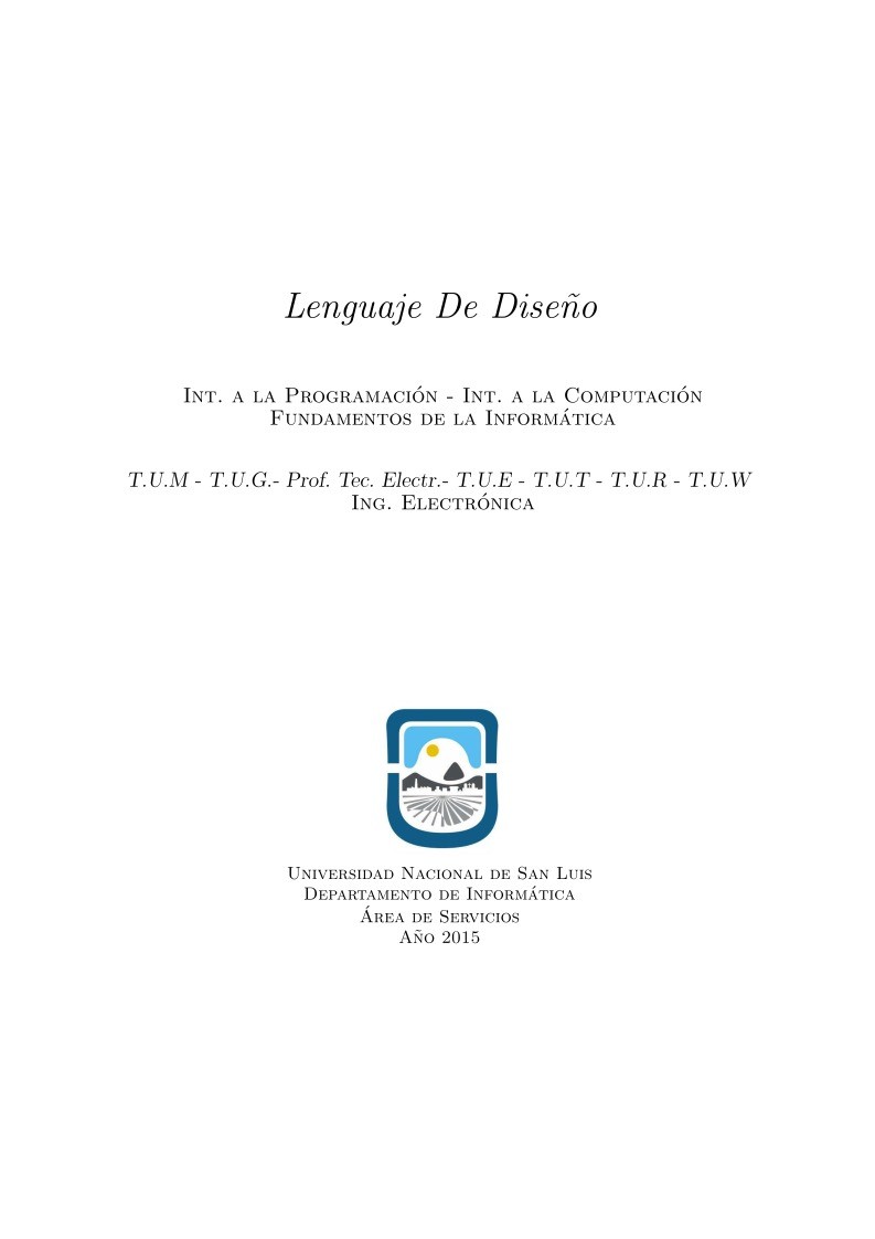 Imágen de pdf Lenguaje de Diseño - Introducción a la programación - Introducción a la computación - Fundamentos de la informática