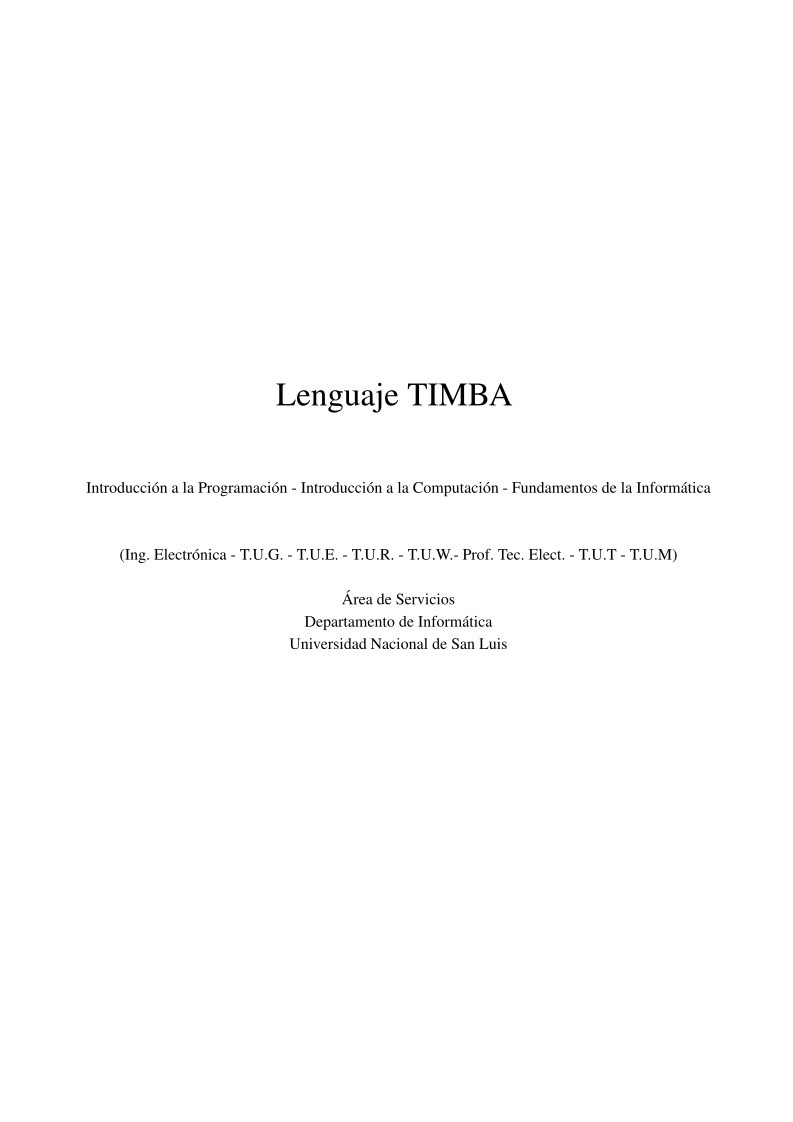 Imágen de pdf Lenguaje TIMBA