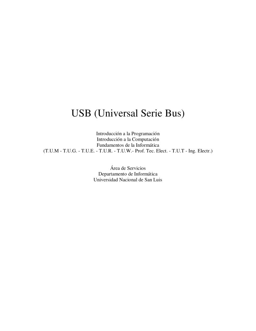 Imágen de pdf USB (Universal Serie Bus)