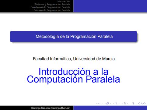 Imágen de pdf Introducción a la Computación Paralela