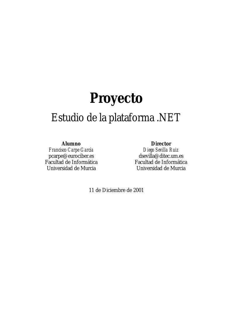 Imágen de pdf Estudio de la plataforma .NET
