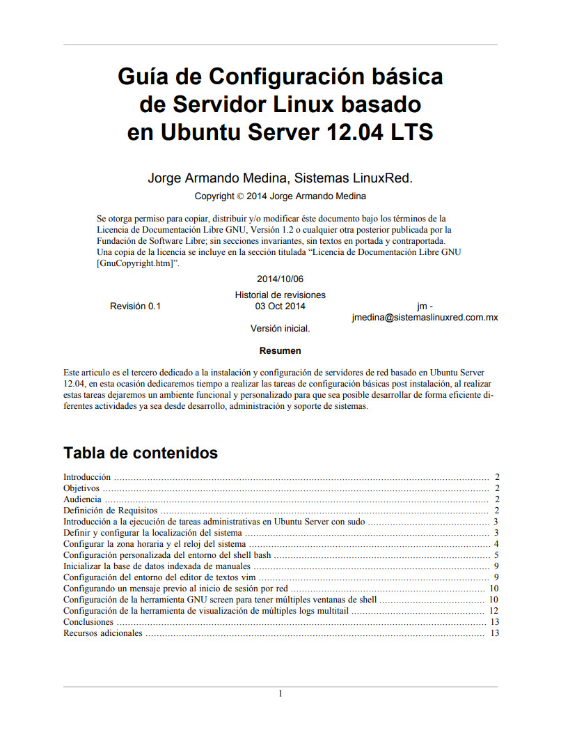 Imágen de pdf Guía de configuración básica de servidor Linux basado en Ubuntu Server 12.04 LTS