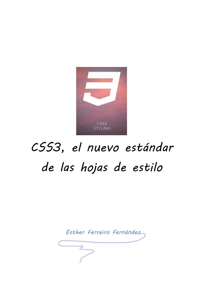 Imágen de pdf CSS3, el nuevo estándar de las hojas de estilo