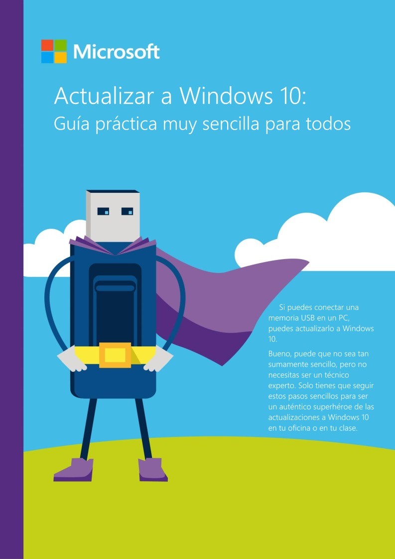 Imágen de pdf Actualizar a Windows 10: Guía práctica muy sencilla para todos