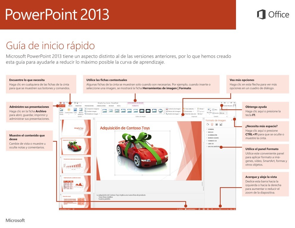 Imágen de pdf PowerPoint 2013 - Guía de inicio rápido