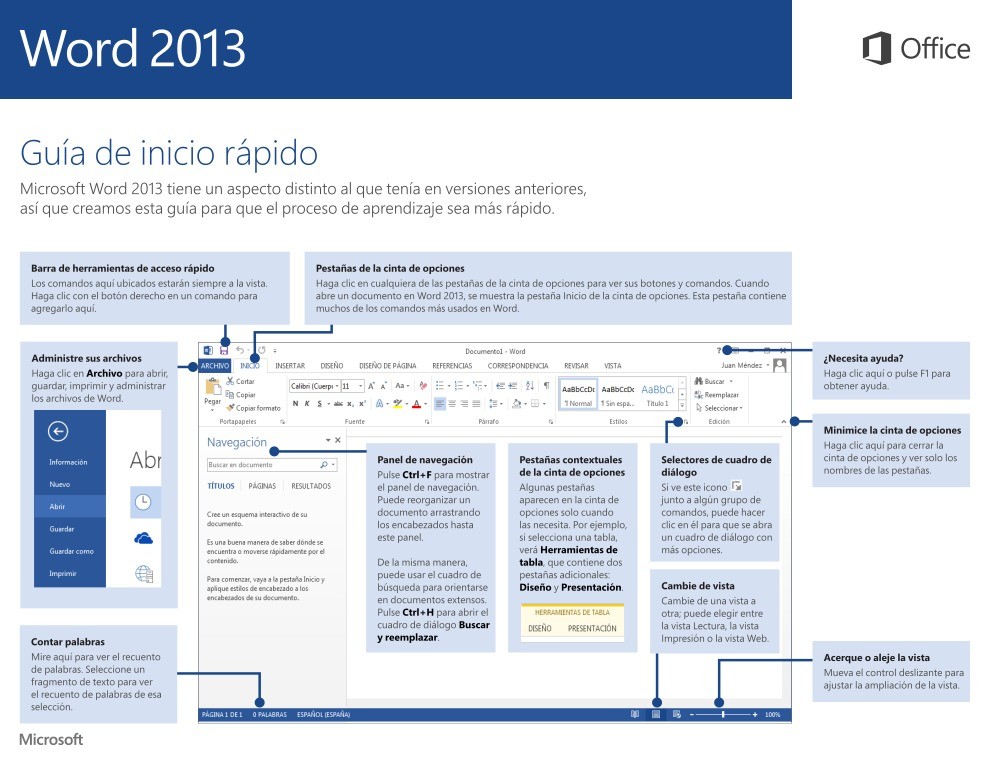 Imágen de pdf Word2013 - Guía de inicio rápido