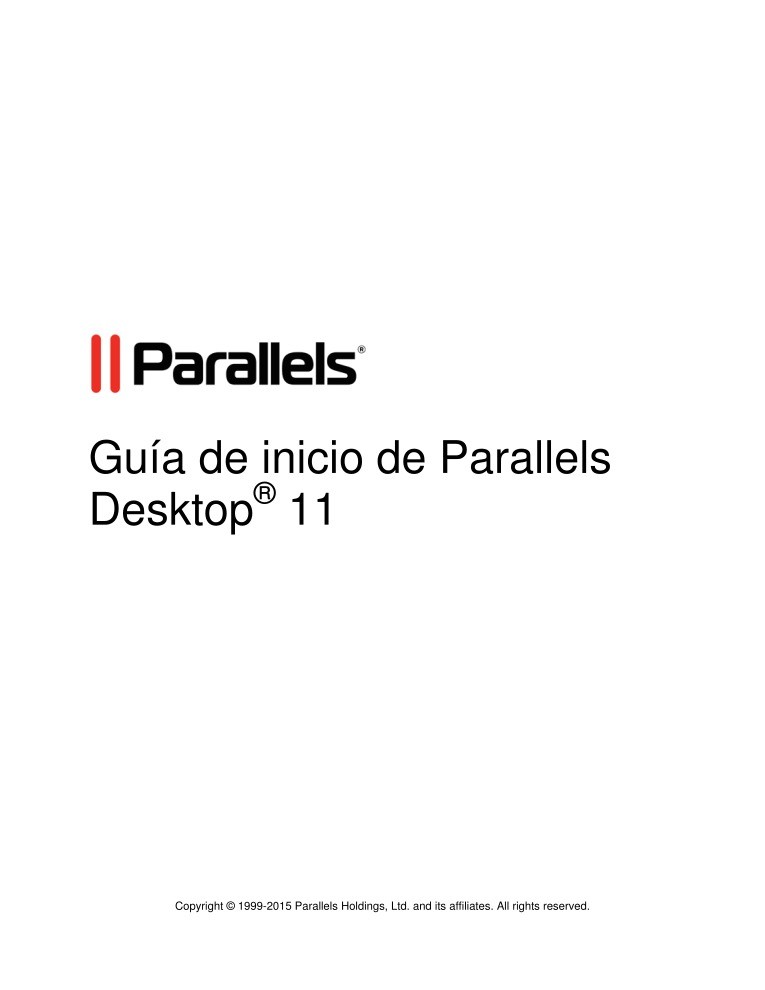 Imágen de pdf Guía de inicio de Parallels Desktop 11