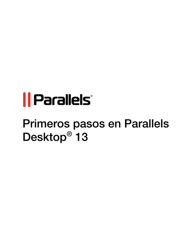 Imágen de pdf Primeros pasos con Parallels Desktop 13