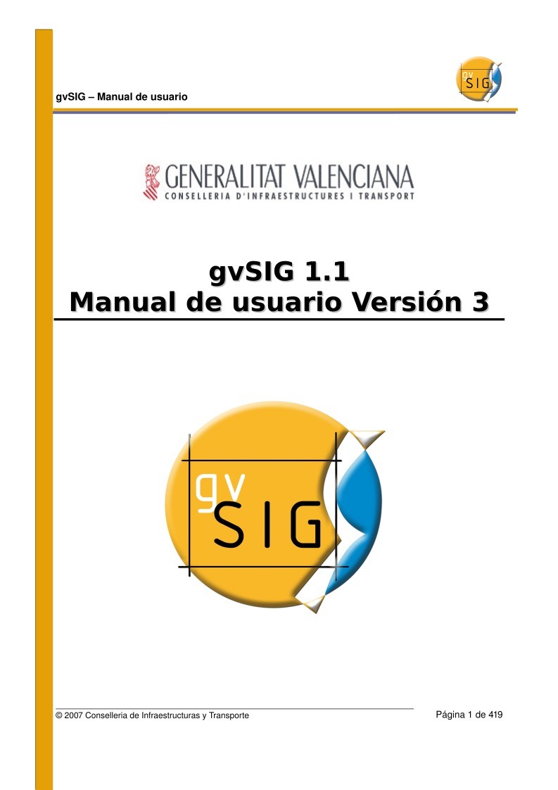 Imágen de pdf gvSIG 1 1 man v3 es