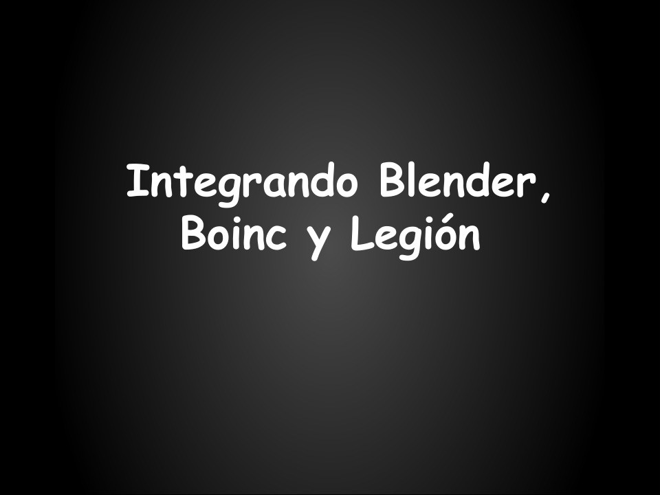 Imágen de pdf Integrando Blender, Boinc y Legión