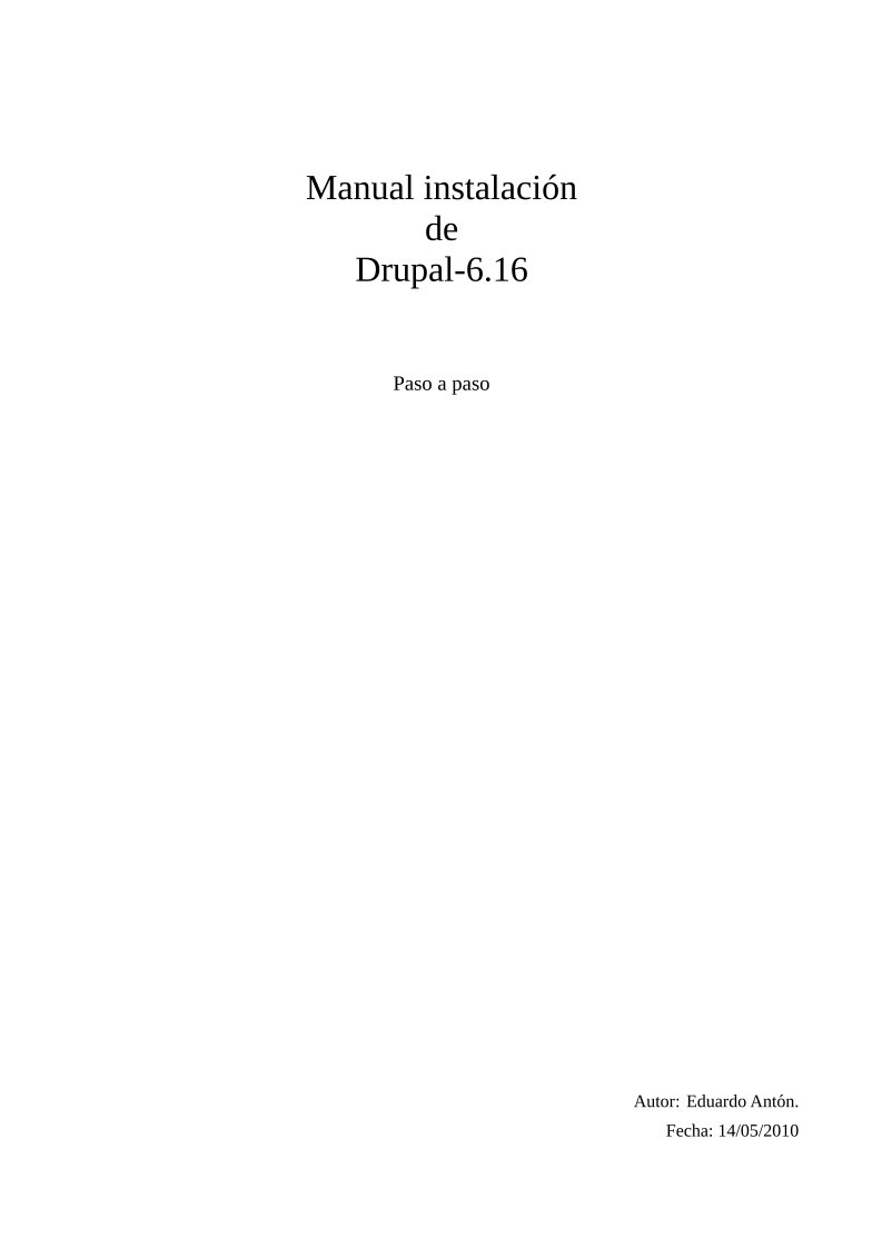 Imágen de pdf Manual de instalación de Drupal-6.16 Paso a paso