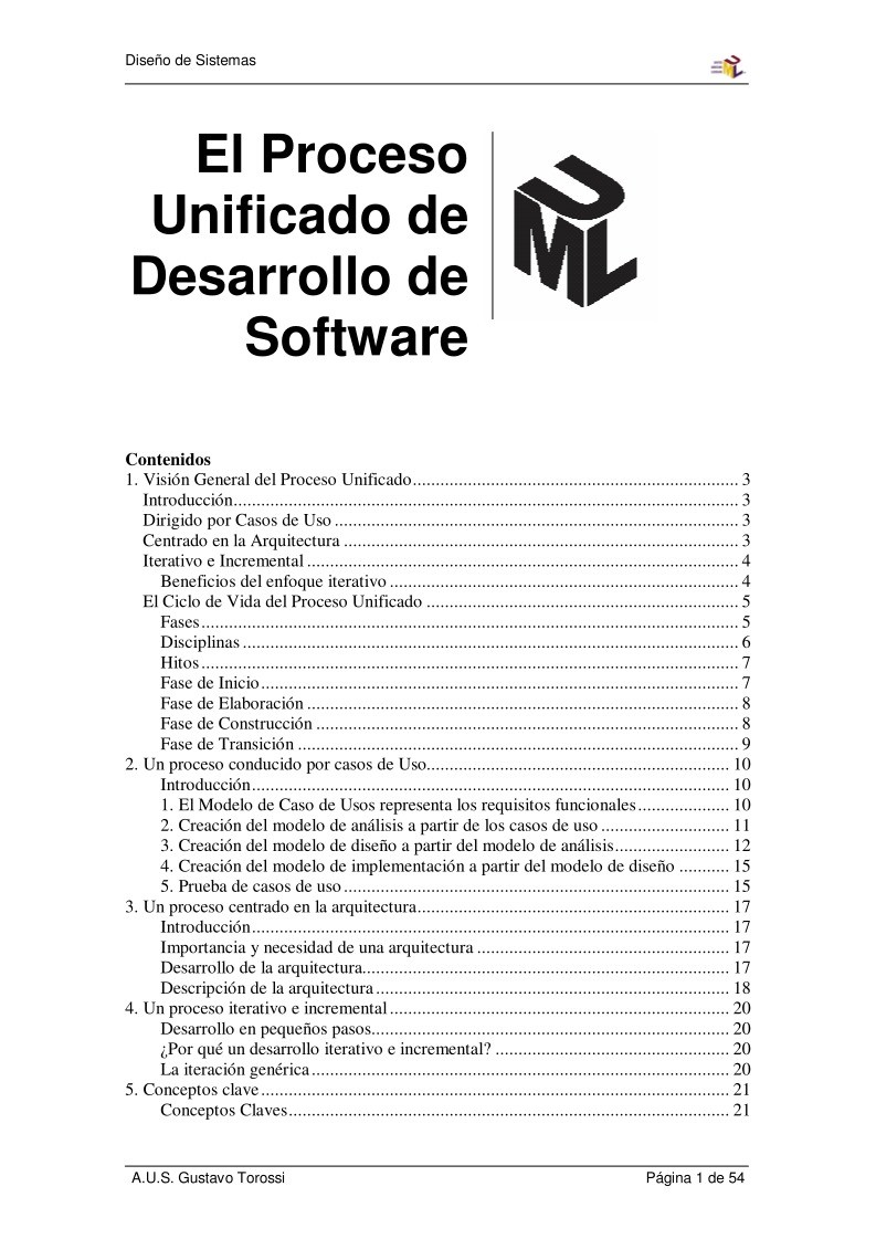 Imágen de pdf El Proceso Unificado de Desarrollo de Software