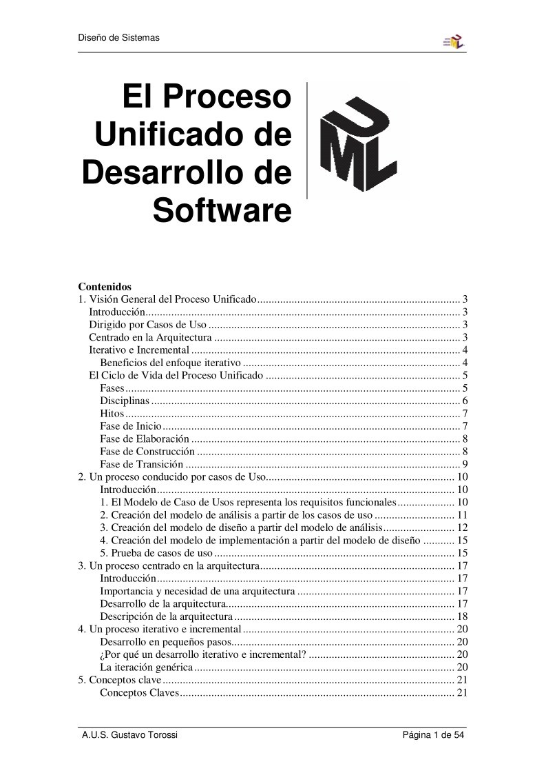 Imágen de pdf El Proceso Unificado de Desarrollo de Software