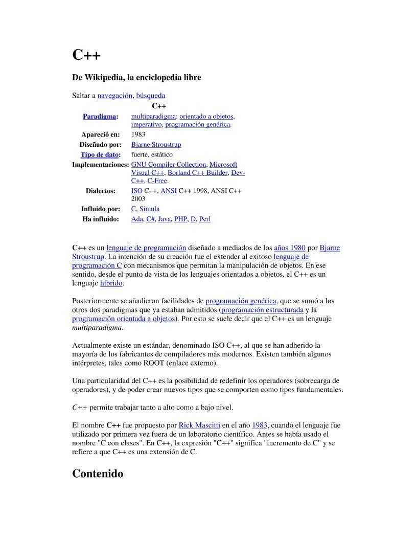 Imágen de pdf C++ de Wikipedia, la enciclopedia libre