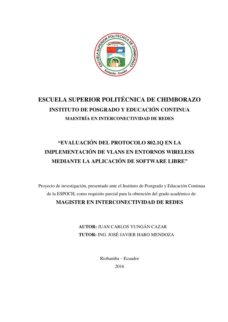 Imágen de pdf Evaluación del protocolo 802.1q en la implementación de vlans en entornos wireless mediante la aplicación de software libre