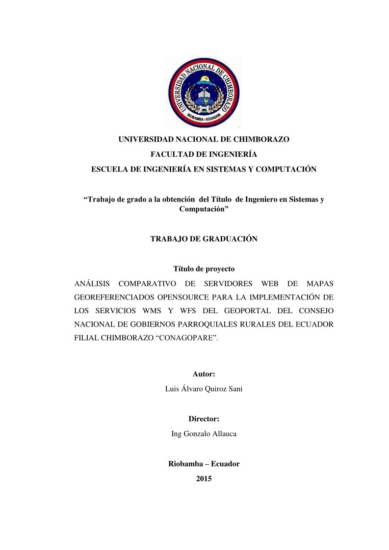 Imágen de pdf Análisis comparativo de servidores web de mapas georeferenciados opensource para la implementación de los servicios WMS y WFS