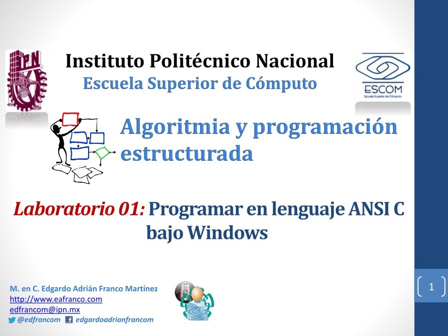 Imágen de pdf Laboratorio 01: Programar en lenguaje ANSI C bajo Windows