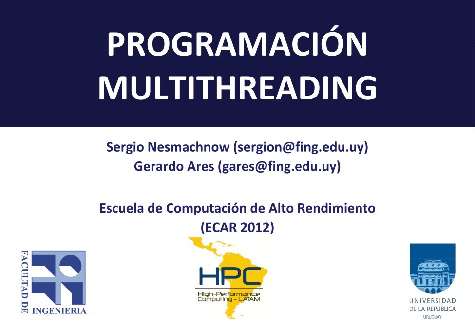 Imágen de pdf Programación Multithreading